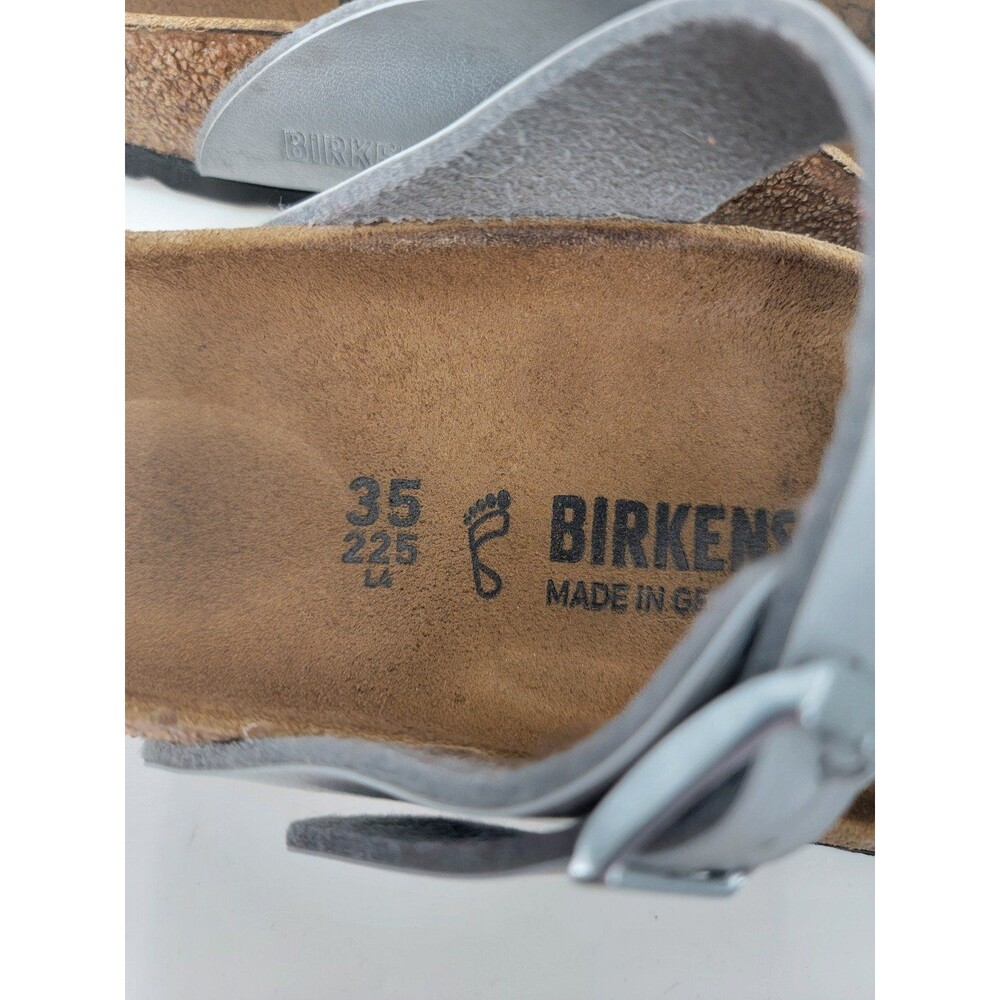 BIRKENSTOCK Gizeh Birko-Flor Metallic Silver - Picture 3 of 10